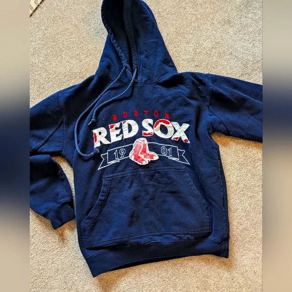 Boston Red Sox textured hoodie swearshirt - Picture 1 of 4